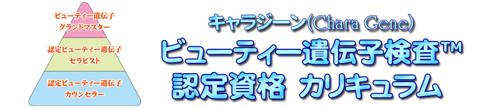 キャラジーン ビューティー遺伝子検査 講座カリキュラム